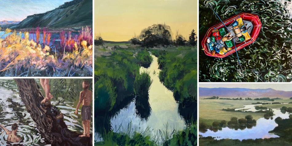 Idaho Rivers / Idaho Artists exhibition at SVMoA