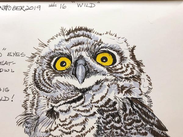 Poo Wright Pulliam owl
