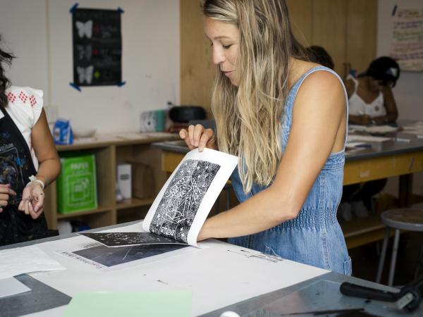 Bilingual Family Workshops: Dia de los Muertos Printmaking