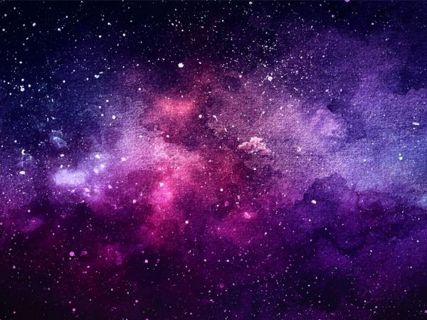 Galaxy Watercolor Painting