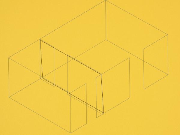 Fred Sandback, Acht Variationen für die Galerie Heiner Friedrich 
